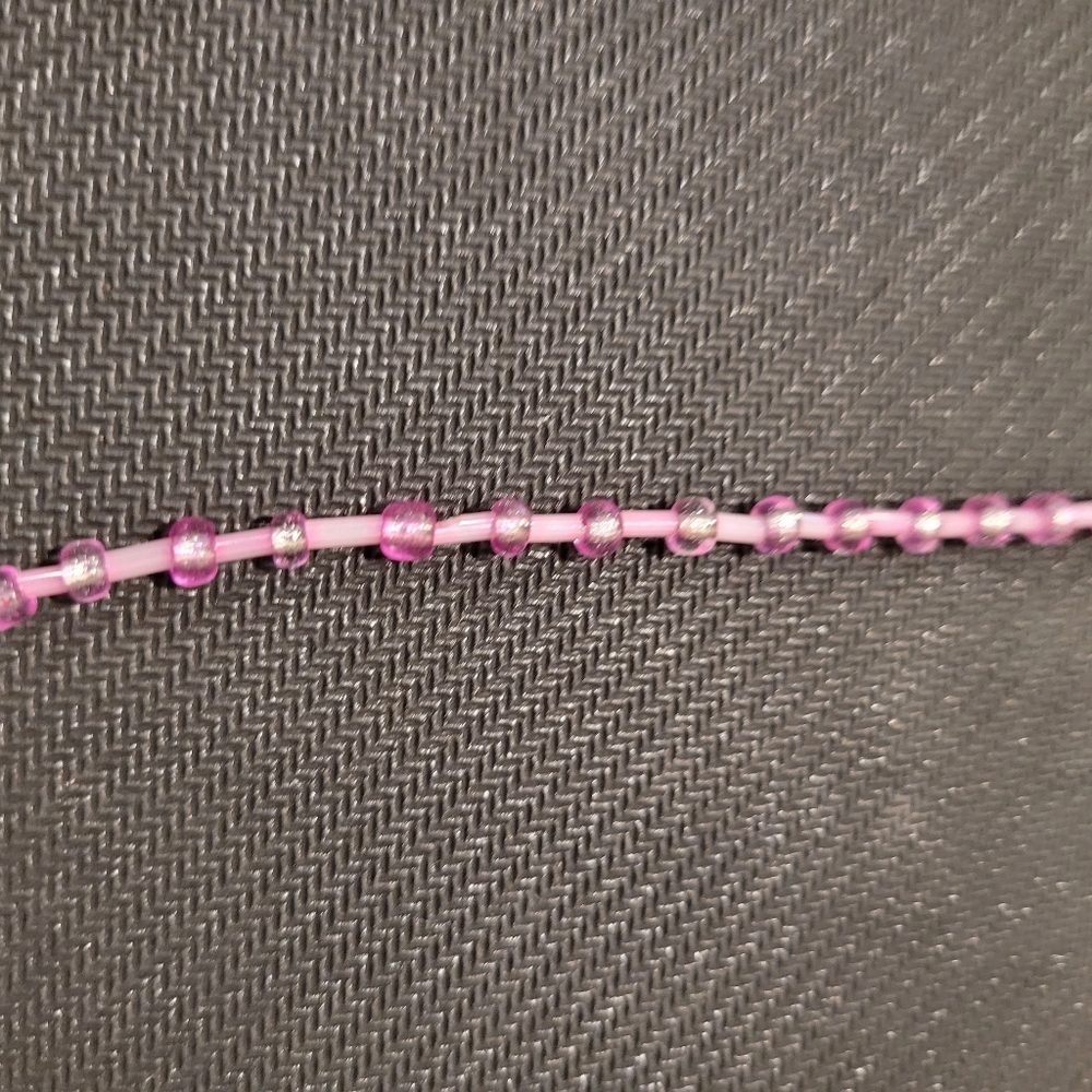 Pink Beaded Necklace with Jigglypuff Pendant - Picture 4 of 5
